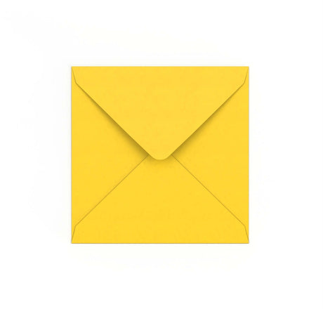 Enveloppe jaune 140x140 mm