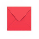 Enveloppe rouge éclatante 155x155 mm