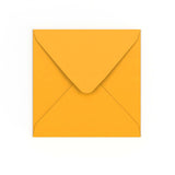 Enveloppe jaune profonde 155x155 mm
