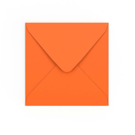 Enveloppe orange 155 x 155 mm