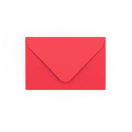 Enveloppe rouge éclatante 65x94 mm