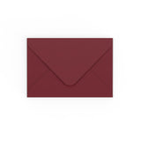 Enveloppes couleur bordeaux