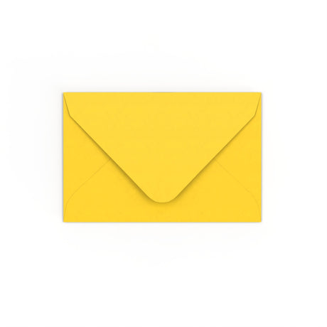Enveloppe jaune 65x94 mm