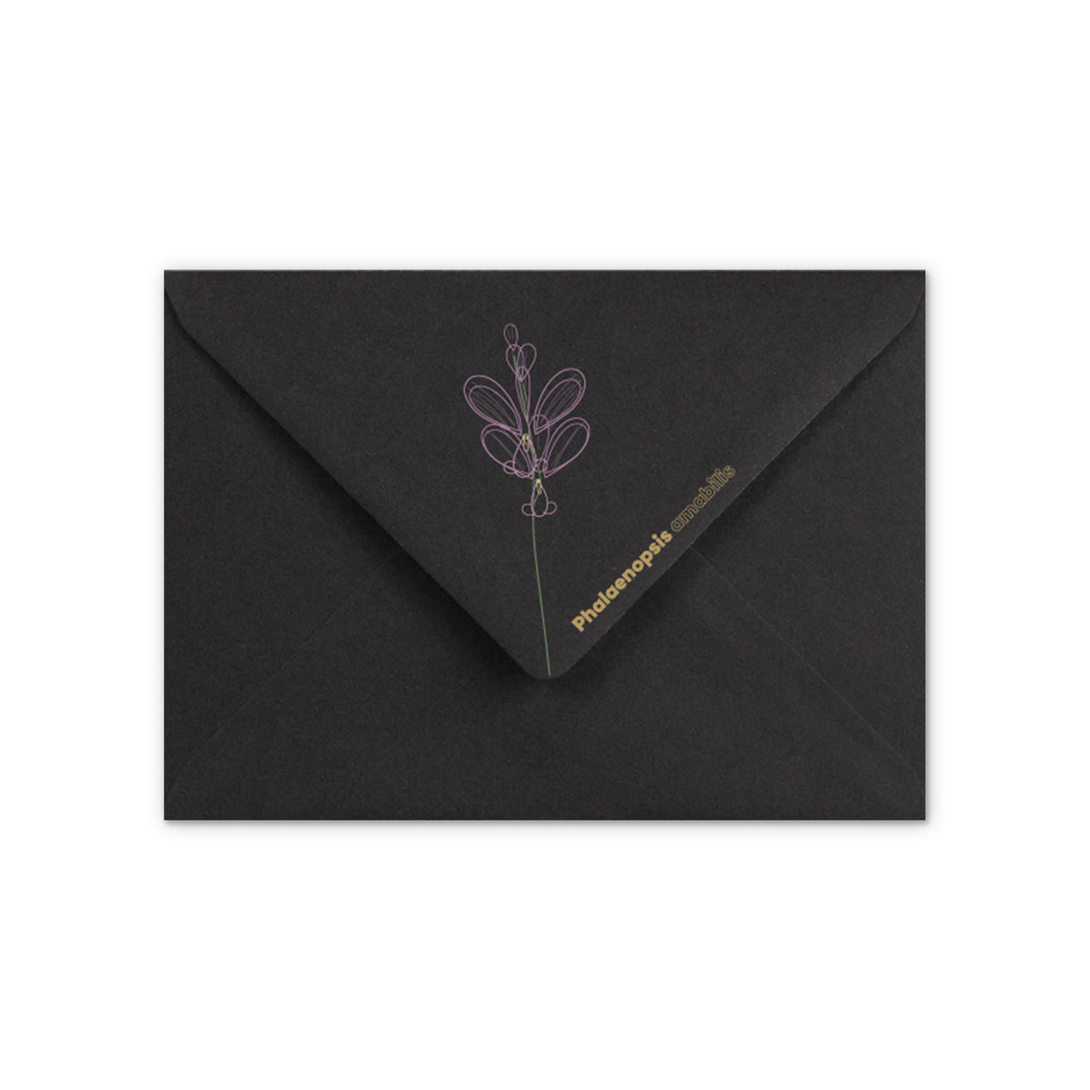 Enveloppe Motif Orchidée