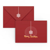 Enveloppe Motif Noël Flocon de neige