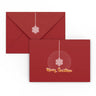 Christmas envelope Christmas Sparkles Dark Red 114 x 162 mm (C6)