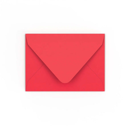 Enveloppe rouge éclatante 82x113 mm (C7)
