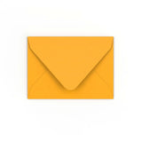 Enveloppe jaune profonde 82x113 mm (C7)