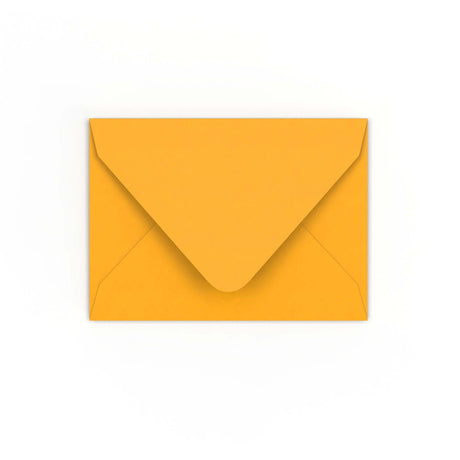 Enveloppe jaune profonde 82x113 mm (C7)
