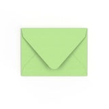 Enveloppe verte pâle 82x113 mm (C7)
