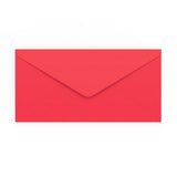 Enveloppe rouge éclatante 110x220 mm (DL)