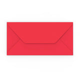 Enveloppe rouge foncée 110x220 mm (DL)