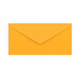 Enveloppe jaune profonde 110x220 mm (DL)