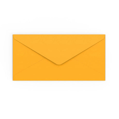 Enveloppe jaune profonde 110x220 mm (DL)