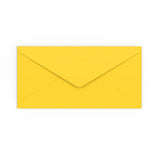 Enveloppe jaune 110x220 mm (DL)