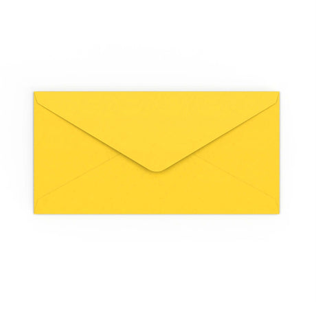 Enveloppe jaune 110x220 mm (DL)