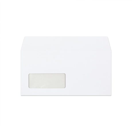 Enveloppe blanche 110x220 mm (DL)