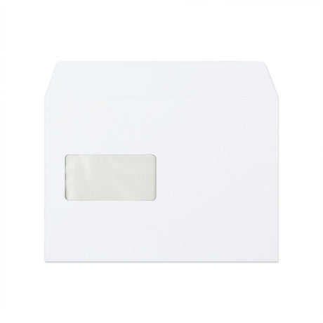 Enveloppe blanche avec fenêtre 162x229 mm (C5)