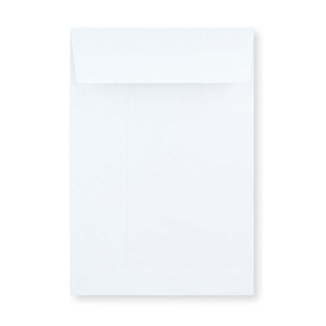 Enveloppe blanche à soufflet 254x178x25 mm
