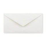 Enveloppe blanche vergée légère (90 g/m²) 110x220 mm (DL)