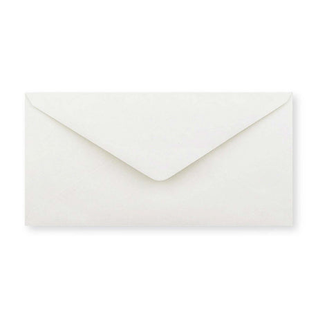 Enveloppe blanche vergée légère (90 g/m²) 110x220 mm (DL)