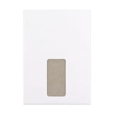 Enveloppe Blanche à Dos Cartonné - Fenêtre 229x162 mm (C5)
