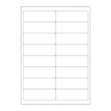 Étiquettes adhésives blanches et transparentes