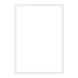 Étiquettes adhésives blanches et transparentes