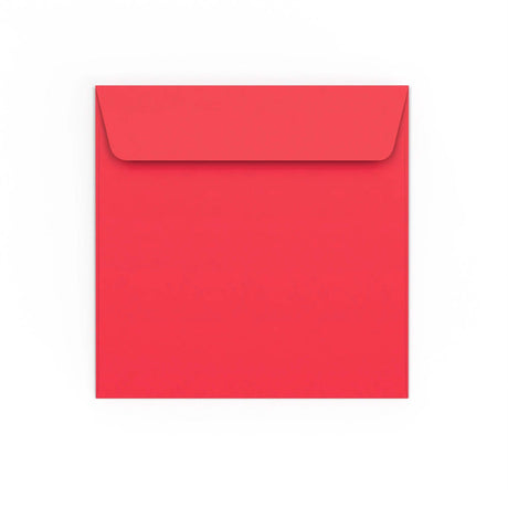 Enveloppe rouge éclatante 155x155 mm
