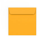 Enveloppe jaune profonde 155x155 mm