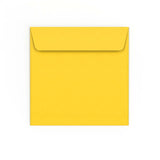 Enveloppe jaune vive 155x155 mm