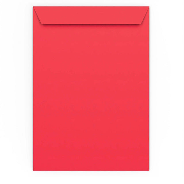 C4 Bright Red Peel & Seal Envelope (324 x 229mm)