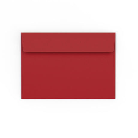 Enveloppe rouge foncée 114x162 mm (C6)