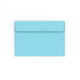 Enveloppe bleue vive 114x162 mm (C6)
