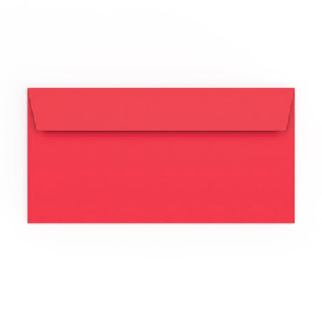 Enveloppe rouge éclatante 110x220 mm (DL)