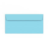Enveloppe bleue vive 110x220 mm (DL)