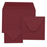 Enveloppes couleur bordeaux