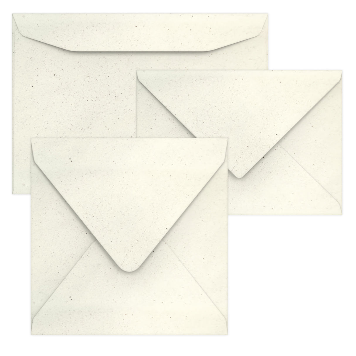 Enveloppes en papier d’herbe