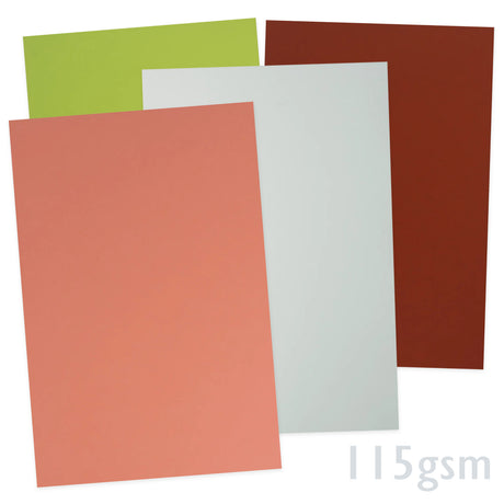 Papier Sirio Color couleurs assorties 115g/m² - 50 feuilles