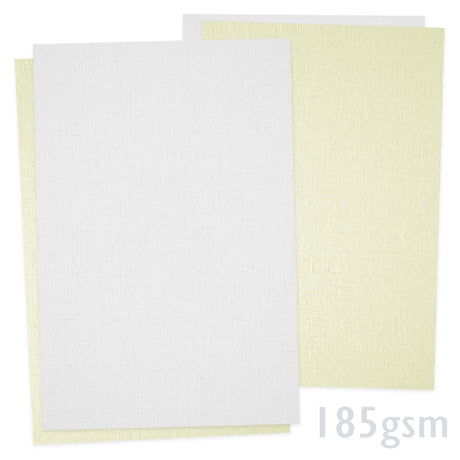 Papier texturé lin 185g/m²