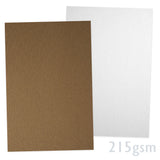 Papier texturé lin 215g/m² - 10 feuilles A4