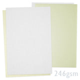 Papier texturé lin 246g/m²