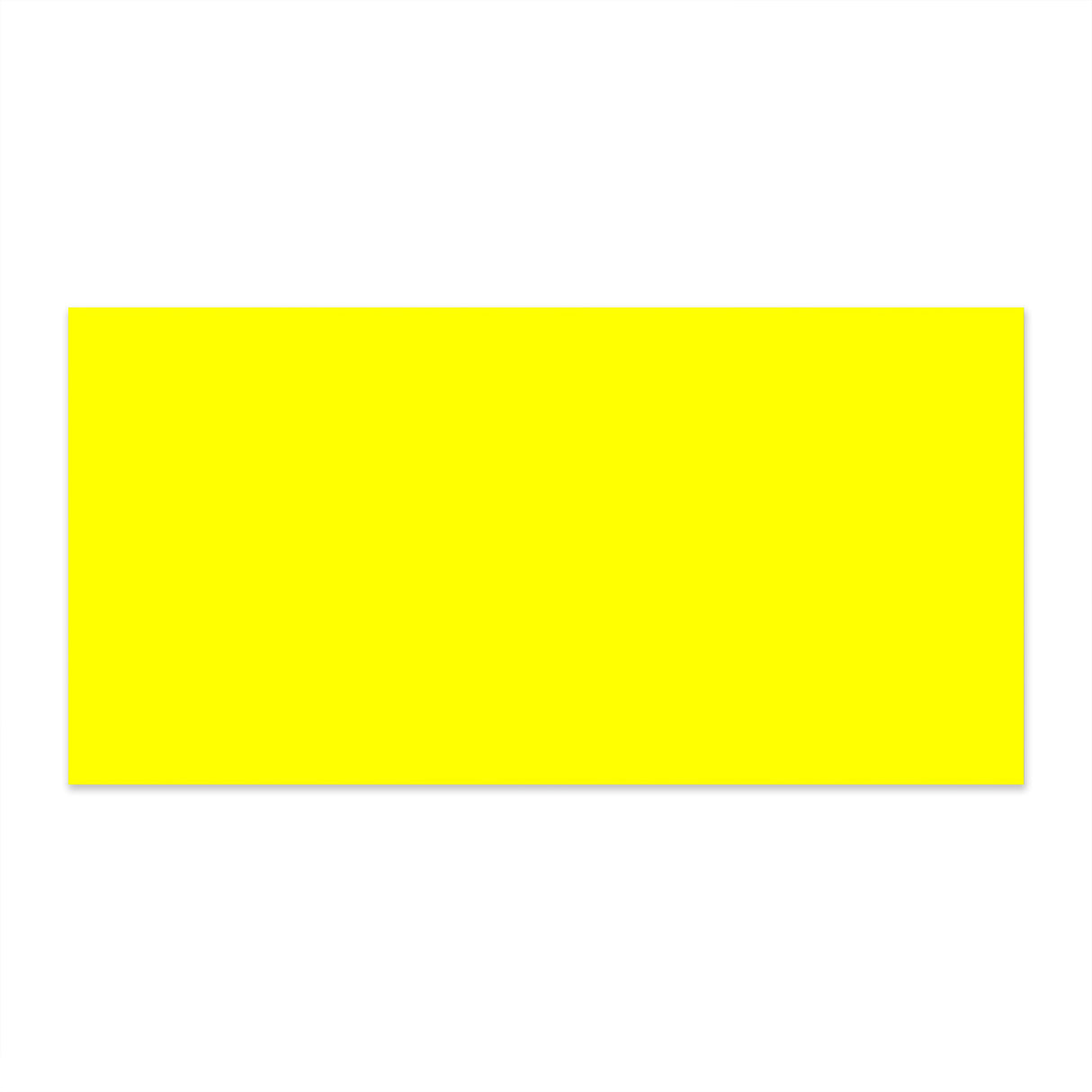 Enveloppe jaune néon 110x220 mm (DL)