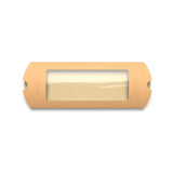 Boîtes oreillers Kraft avec fenêtre