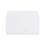 Enveloppe blanche cartonnée 110x220 mm (DL)