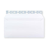 Enveloppe blanche 110x220 mm (DL)