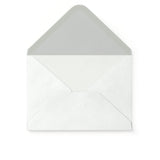Enveloppe blanche avec effet martelé 125x175 mm