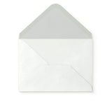 Enveloppe blanche avec effet martelé 133x184 mm