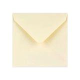 Enveloppe ivoire velin 130x130 mm
