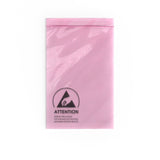 Sacs antistatiques roses (ESD) avec joint grip